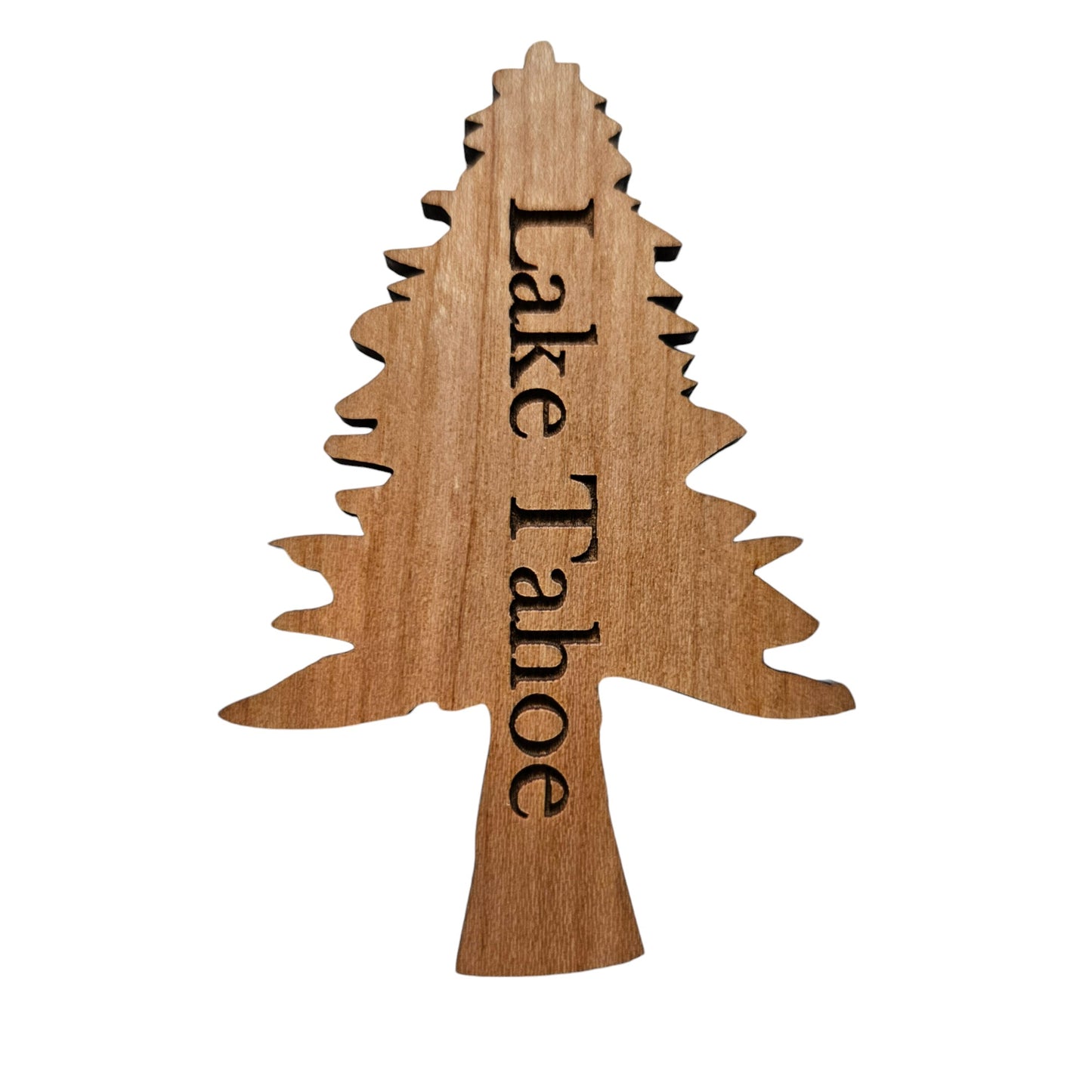 Lake Tahoe Tree Magnet Wood Souvenir #4001Tahoe