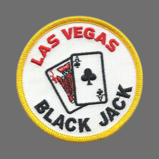 LAS VEGAS BLACKJACK Souvenir Embroidered Patch Iron On - LV-17