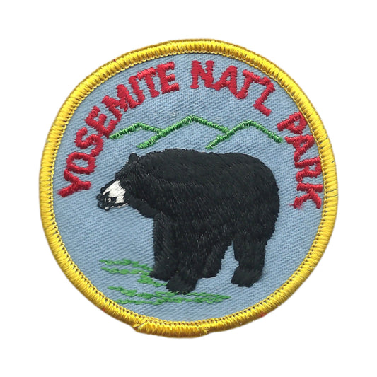 Yosemite National Park Black Bear Souvenir Patch - YOSEMITE-39