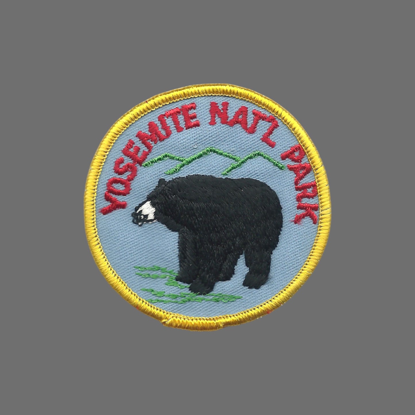 Yosemite National Park Black Bear Souvenir Patch - YOSEMITE-39