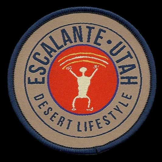 Utah Patch – UT Escalante Desert Lifestyle - Travel Patch – Souvenir Patch – Embellishment Applique – 2.5" Iron On