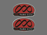 Park City Utah Decals x2 Mountain Resort Logo - Travel Sticker – UT Souvenir Decal – Travel Gift 2.25"" Made in USA Decal Water Bottle Ski