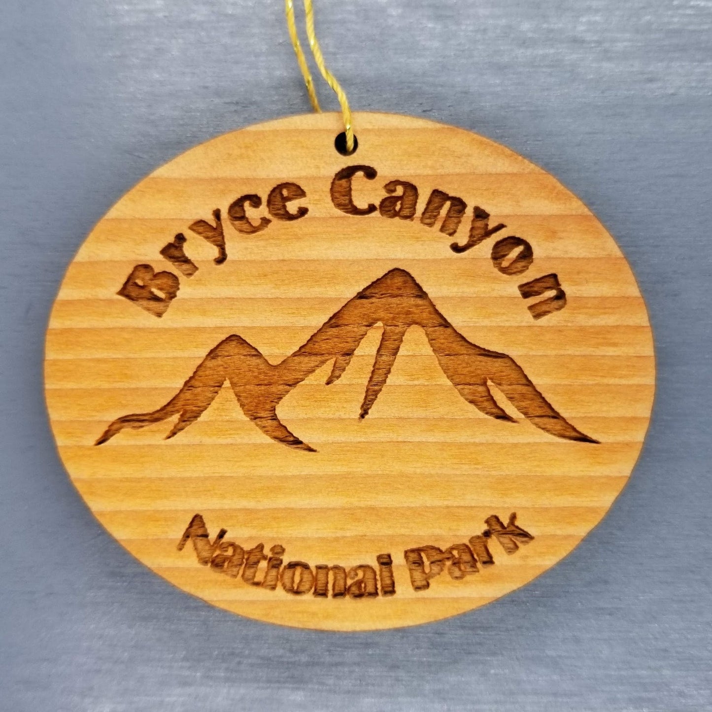 Bryce Canyon Ornament Handmade Wood Ornament Bryce Canyon National Park Souvenir Utah - 15147