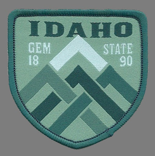 Idaho Patch – ID Gem State - Travel Patch – Souvenir Patch – Embellishment Applique – 2.25" Iron On