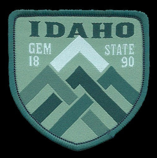 Idaho Patch – ID Gem State - Travel Patch – Souvenir Patch – Embellishment Applique – 2.25" Iron On