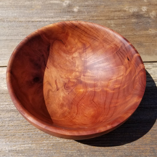 California Redwood Bowl Handmade 5 Inch Burl Wood Art #249