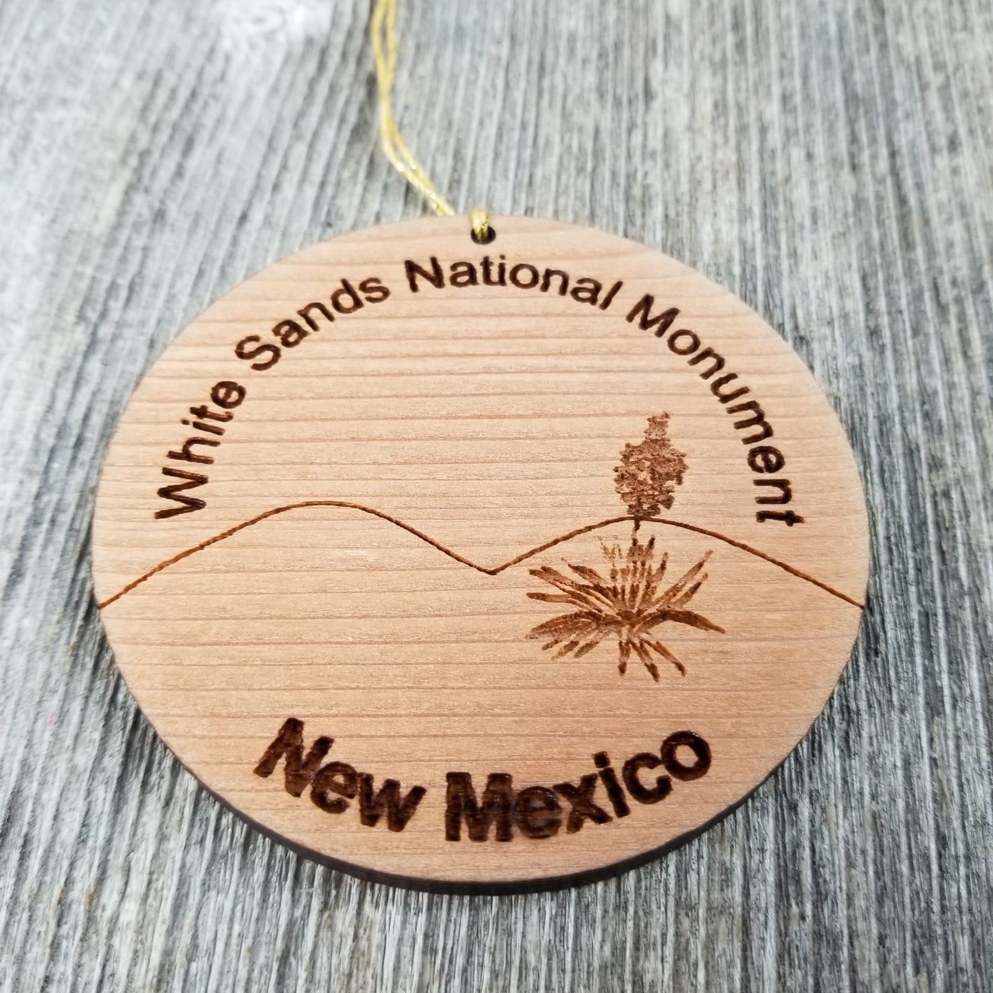 White Sands National Monument Christmas Ornament NM