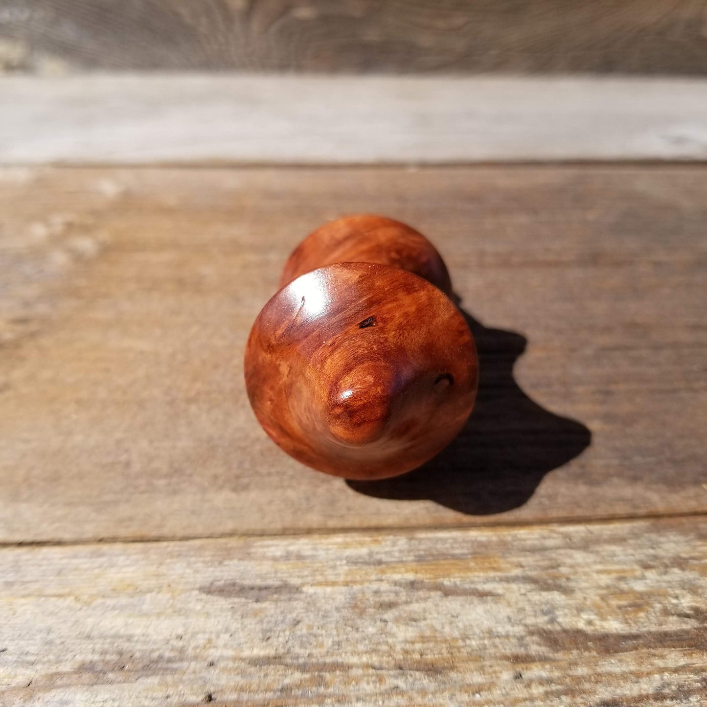 Wood Wine Stopper Redwood Burl Red USA Made Wedding Gift Deep Red Wood Housewarming Gift Anniversary 103