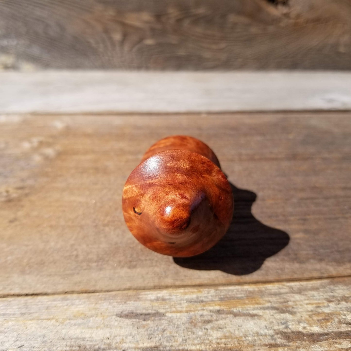 Wood Wine Stopper Redwood Burl Red USA Made Wedding Gift Deep Red Wood Housewarming Gift Anniversary 103