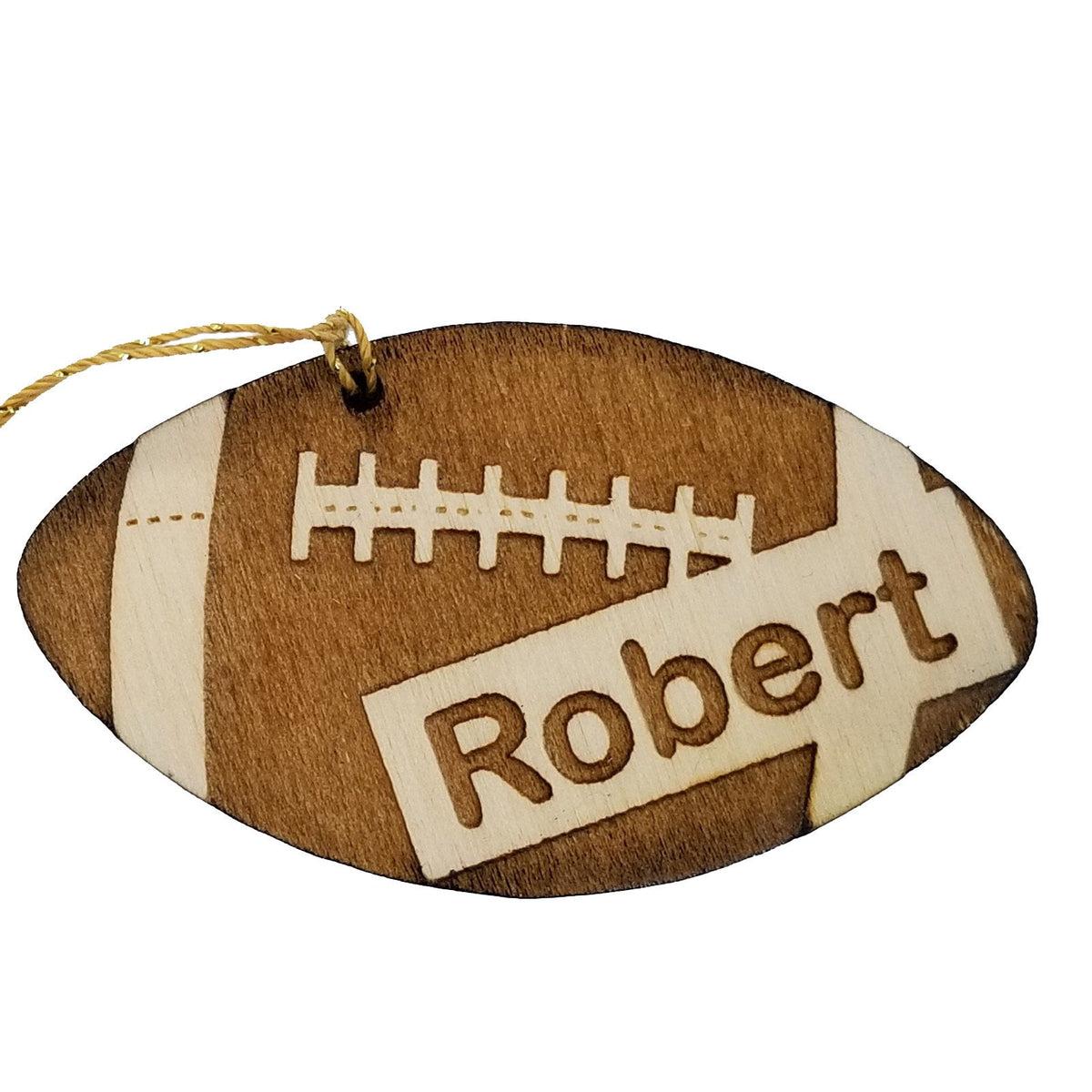 Football Ornament Football Player Gift Engraved Ornament Persona