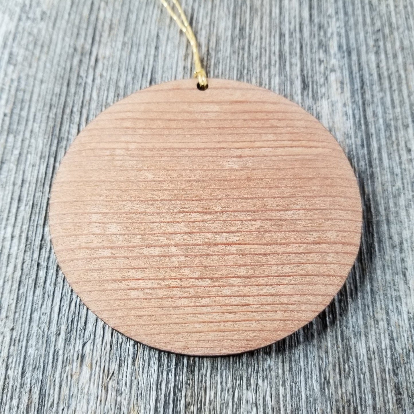 New Mexico Wood Ornament Land of Enchantment Zia Flag Symbol Handmade in USA Souvenir - 15010