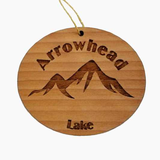 Arrowhead Lake Wood Ornament Pennsylvania Souvenir PA Pocono Mountains - 15102