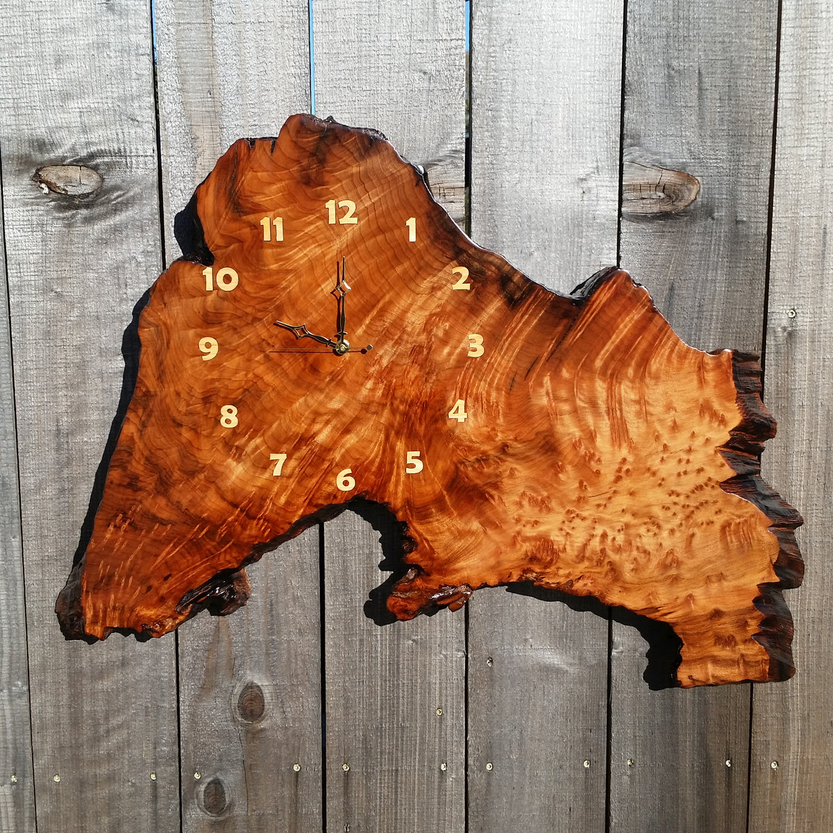 Redwood Clocks Redwood Burl California Redwood Happy Wood Products