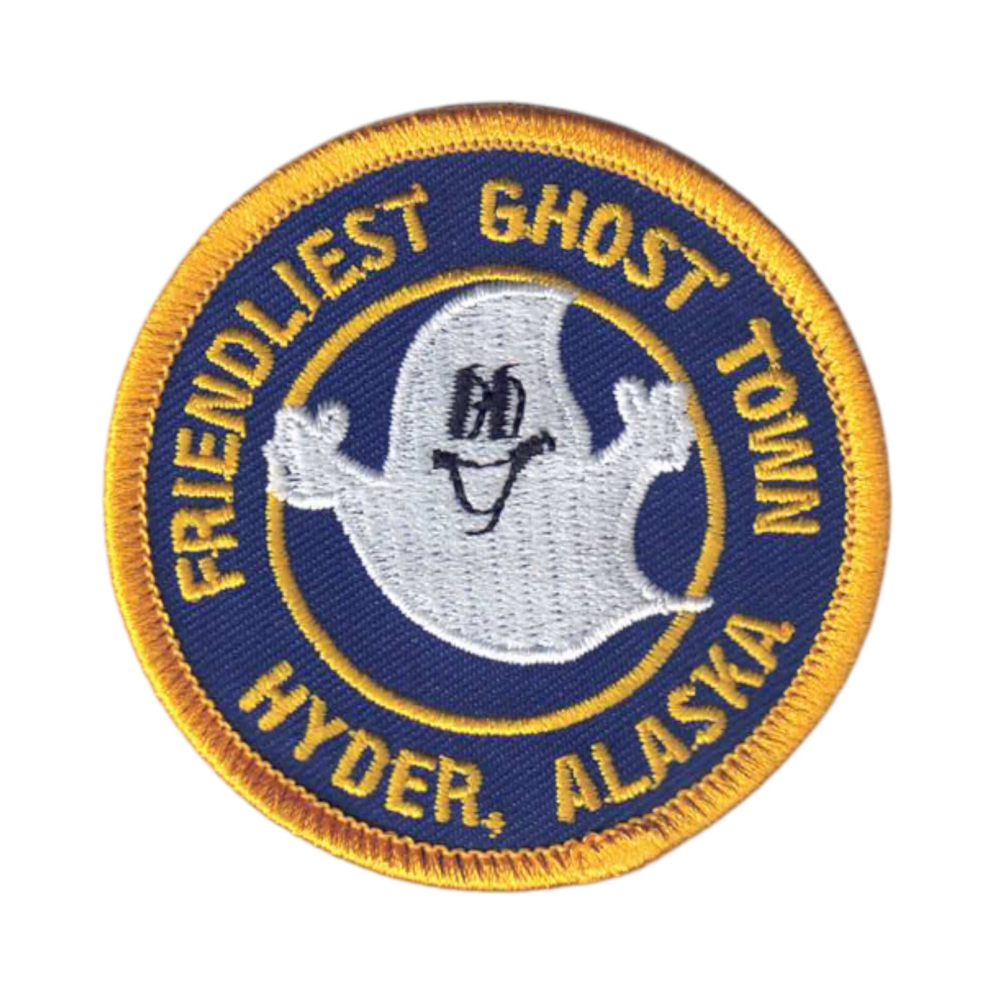 Friendliest Ghost Town Hyder, ALASKA - Souvenir Patch - 0-0119