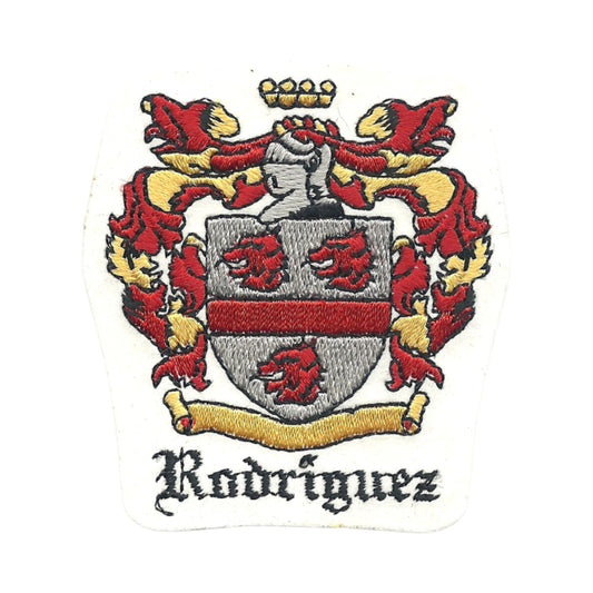 Rodriguez Coat of Arms or Family Crest Patch - 0-0420