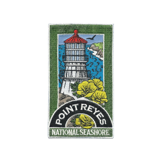 Point Reyes National Seashore Souvenir Embroidered Iron On Patch - 0-0677LG