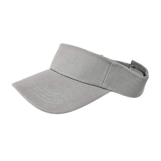 Gray Visor Hook & Loop Belt Adjustable - 0151-58