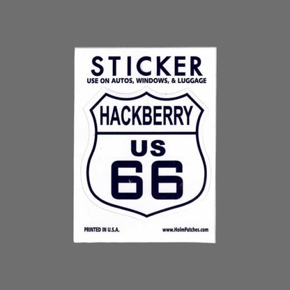 Hackberry US 66 sticker - 0450-66HACKBERRY