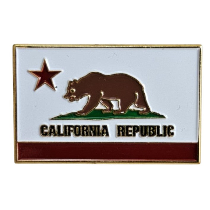 CALIFORNIA REPUBLIC flag pin Carded - 0475-1204