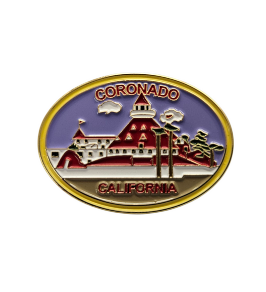 CORONADO CALIFORNIA Souvenir Hat Pin - 0475-4699