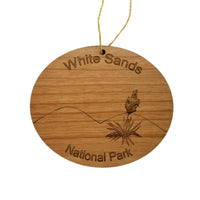 White Sands National Park New Mexico Wood Christmas Ornament Laser Cut Handmade Made in USA Housewarming Gift Souvenir Memento