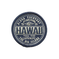 Hawaii Patch – Big Island HI Souvenir Aloha Everday Travel Patch – Iron On – Applique 2.25"" Island Embellishment
