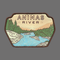 Colorado Patch – CO Animas River - Travel Patch – Souvenir Patch 3.6" Iron On Sew On Embellishment Applique