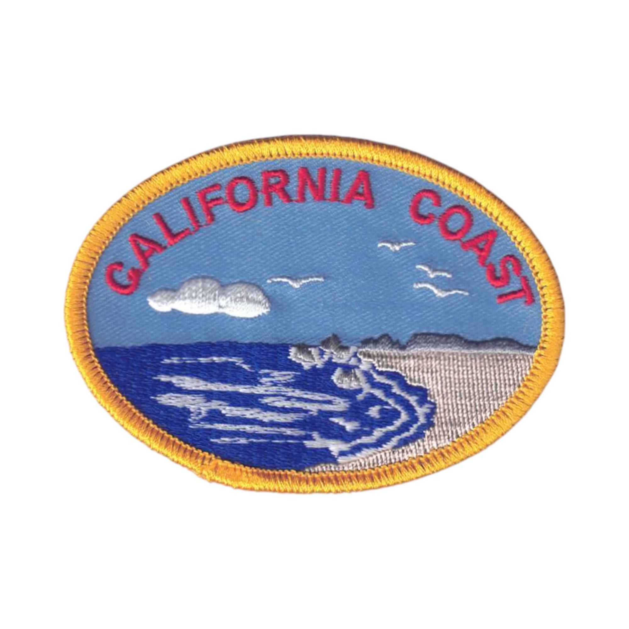 CALIFORNIA COAST embroidered souvenir patch – Happy Wood Products ...