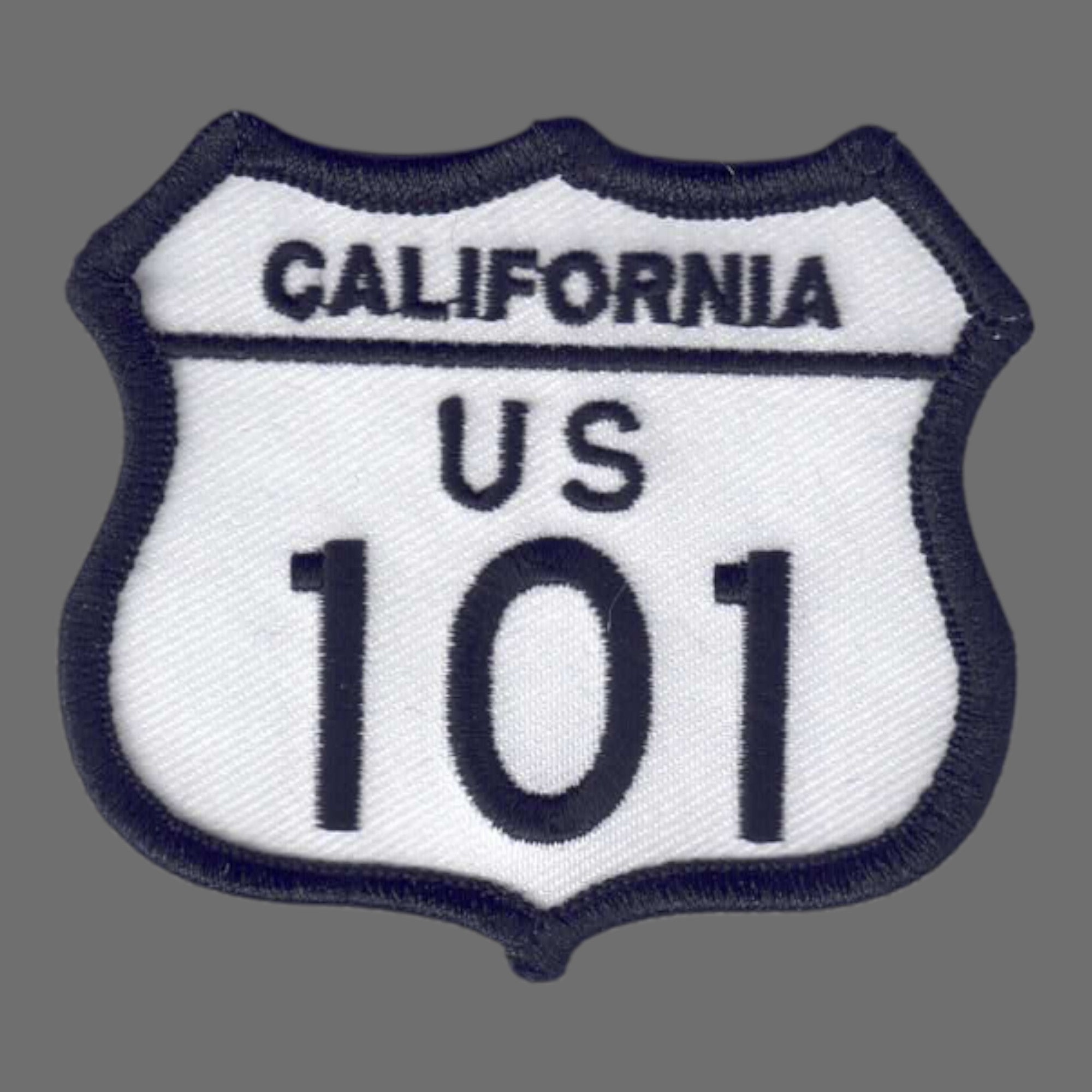 CALIFORNIA US 101 highway sign souvenir embroidered patch – Happy Wood ...