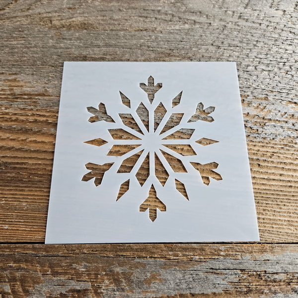 Snowflake Stencil Reusable Cookie Decorating Craft Painting Windows Signs Mylar Many Sizes Christmas Winter Snowflake