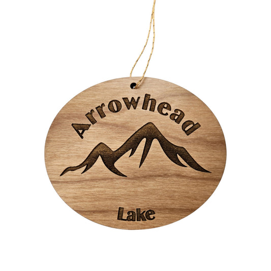 Arrowhead Lake Wood Ornament Pennsylvania Souvenir PA Pocono Mountains - 15102