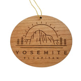Yosemite National Park Ornament - El Capitan Handmade Wood Ornament - California Souvenir - Christmas Travel Gift