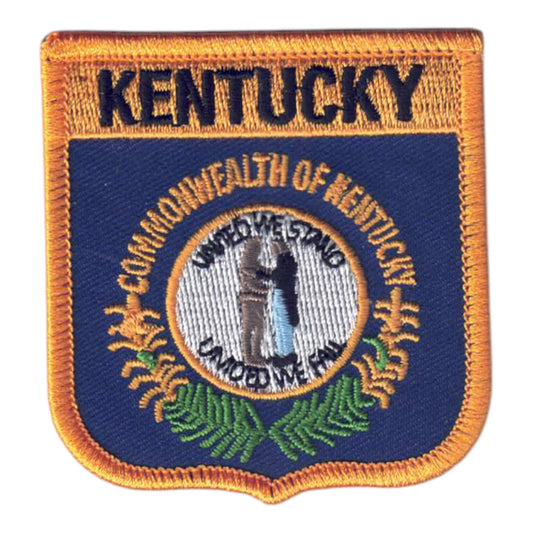 KENTUCKY Med Flag Shield Souvenir Patch - 1855