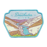 Oregon Patch – OR Deschutes River  - Travel Patch – Souvenir Patch 3.6" Iron On Sew On Embellishment Applique