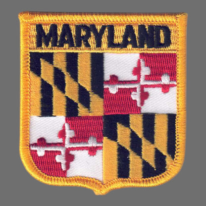 MARYLAND Med Flag Shield Souvenir Patch - 2005