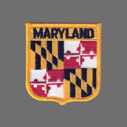MARYLAND Med Flag Shield Souvenir Patch - 2005