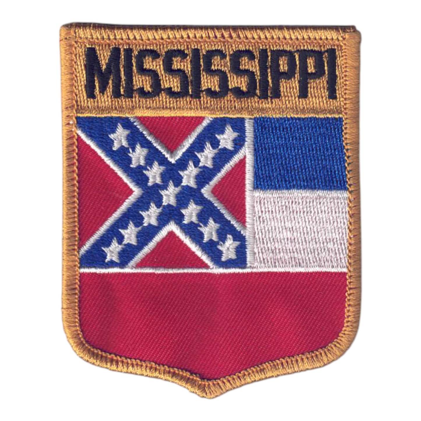 MISSISSIPPI LG Flag Shield Patch - 2202