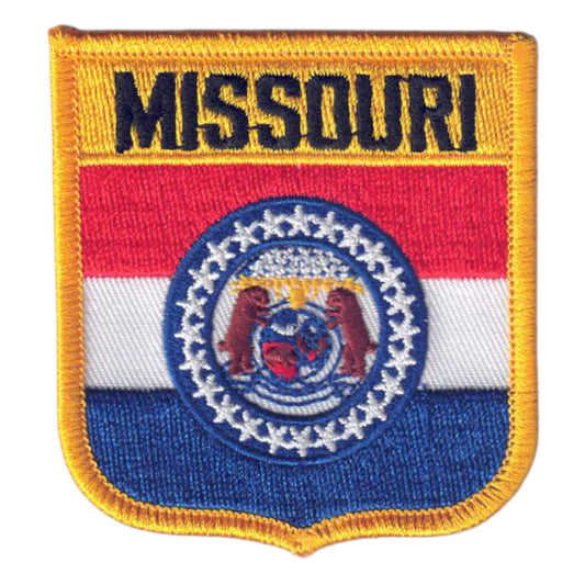 MISSOURI medium flag shield uniform or souvenir embroidered patch - 2255