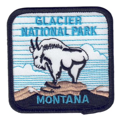 GLACIER National Park Souvenir Patch- 2348