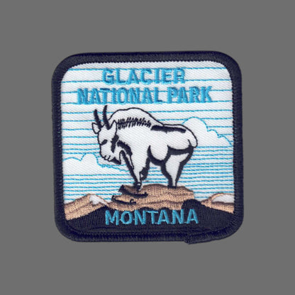 GLACIER National Park Souvenir Patch- 2348