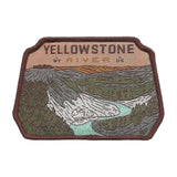 Wyoming Patch – WY Yellowstone River - Travel Patch – Souvenir Patch 3.75" Iron On Sew On Embellishment Applique