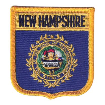 NEW HAMPSHIRE Med Flag Shield Patch - 2455