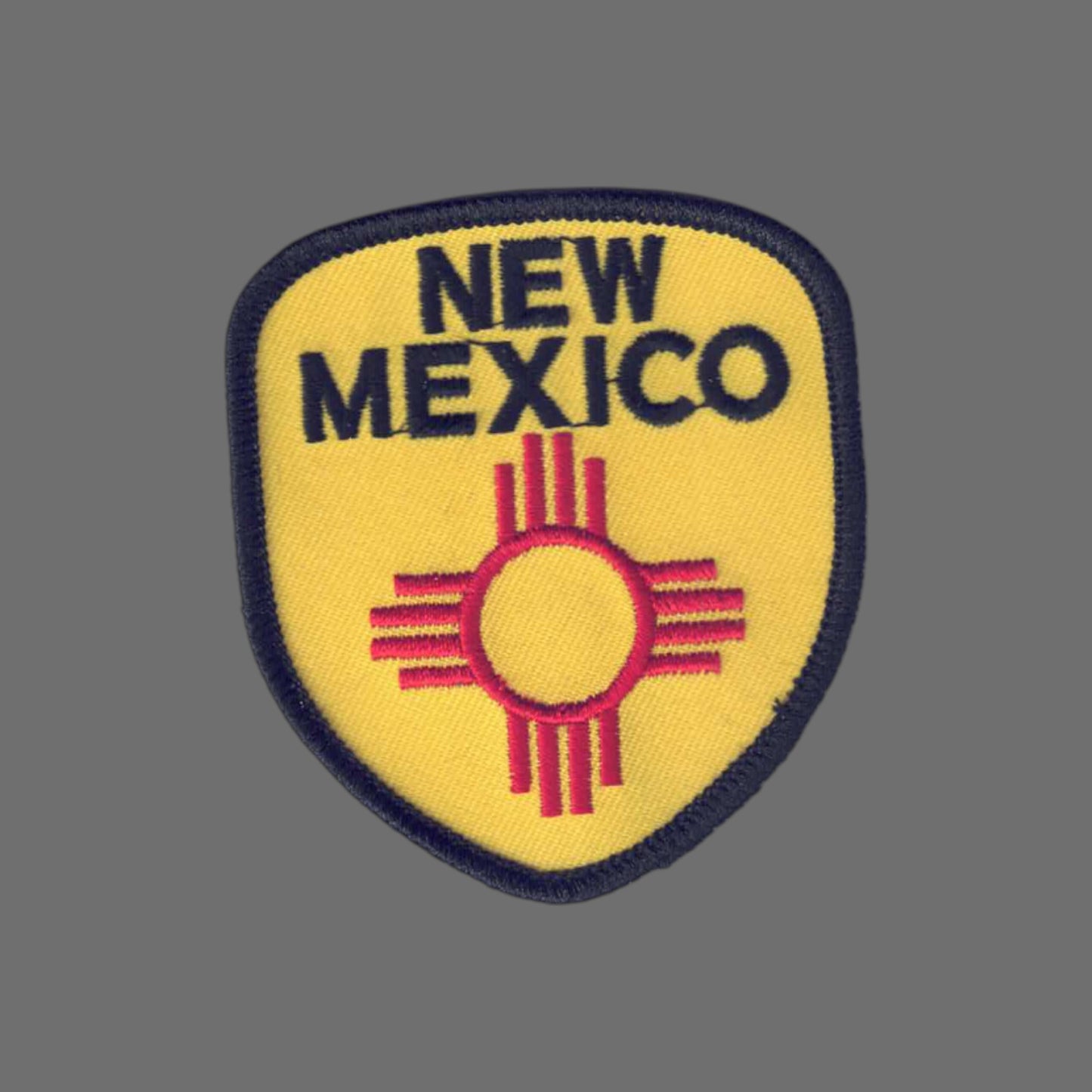 NEW MEXICO Zia Flag Shield  Patch - 2553