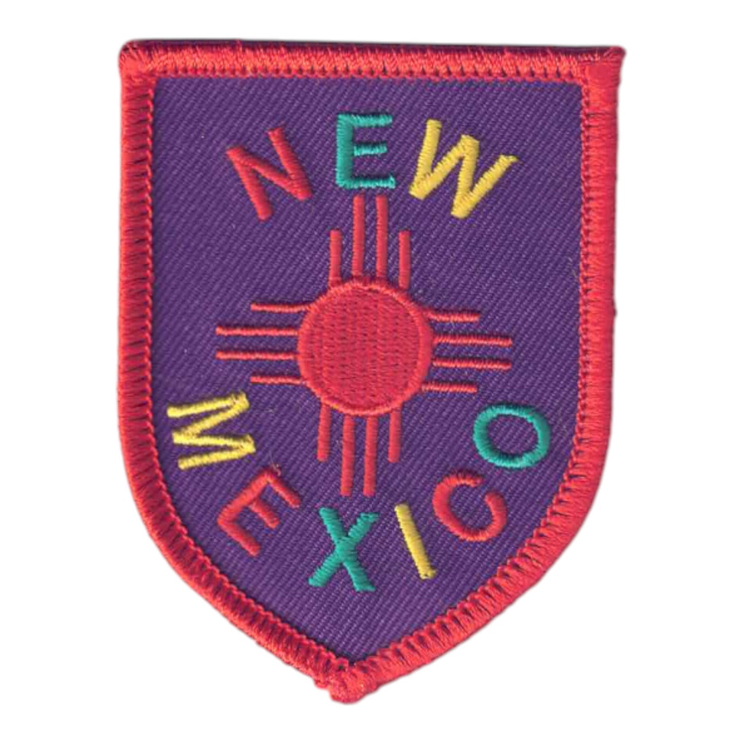 NEW MEXICO Colorful Zia Shield Patch - 2556