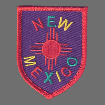 NEW MEXICO Colorful Zia Shield Patch - 2556