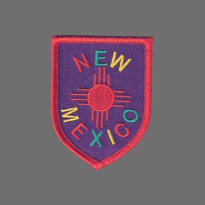 NEW MEXICO Colorful Zia Shield Patch - 2556