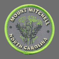North Carolina Patch – Mount Mitchell NC Travel Patch Souvenir Applique 2.6" Iron On