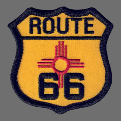 ROUTE 66 on New Mexico Flag Patch - 2567