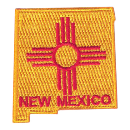 NEW MEXICO Zia State Shape Patch - 2570
