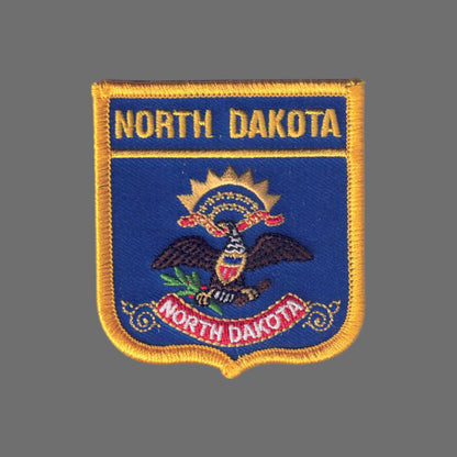 NORTH DAKOTA Med Flag Shield Patch - 2705